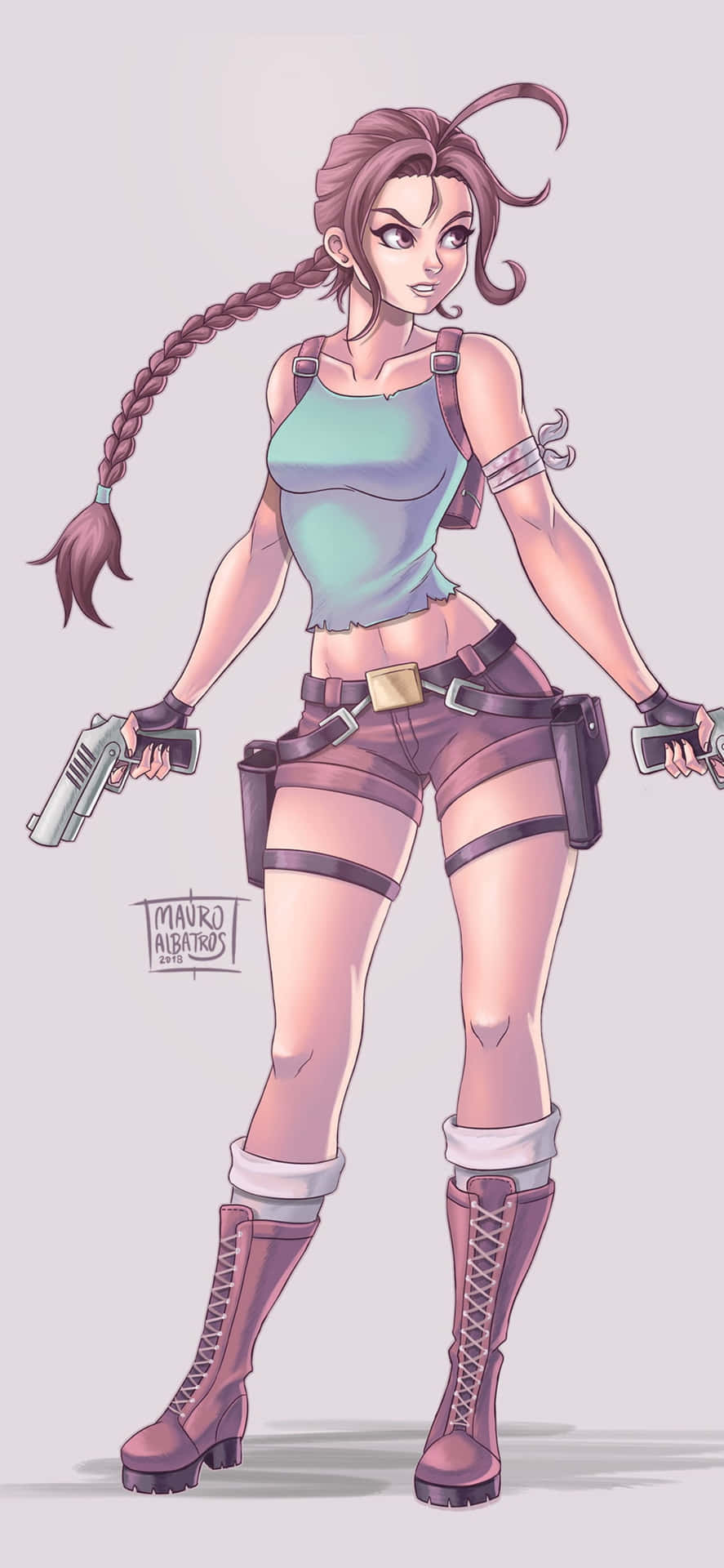 Illustrazionedi Sfondo Android Rise Of The Tomb Raider