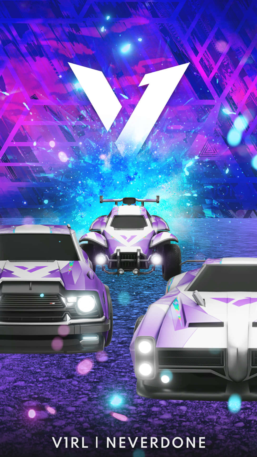 Three Cars Android Rocket League Background