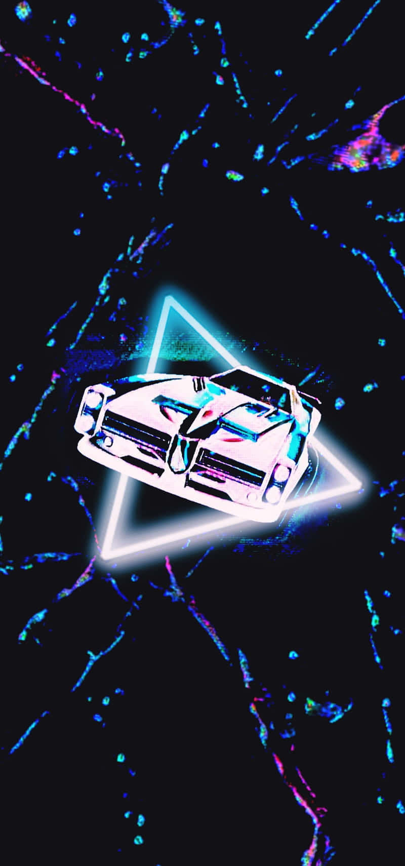 Android Rocket League Neon Background Car Vector Art Background