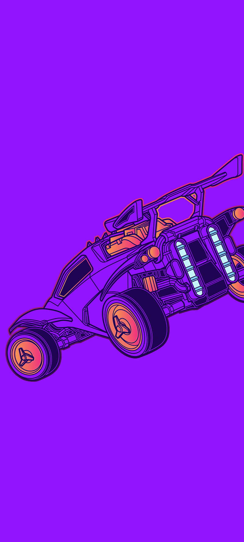 Android Rocket League Purple And Pink Background