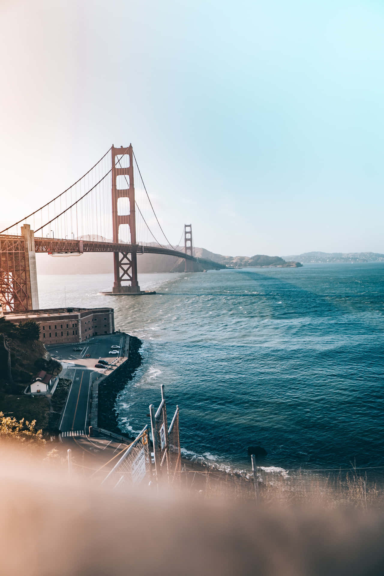 Android San Francisco Background Spanning Ocean Background