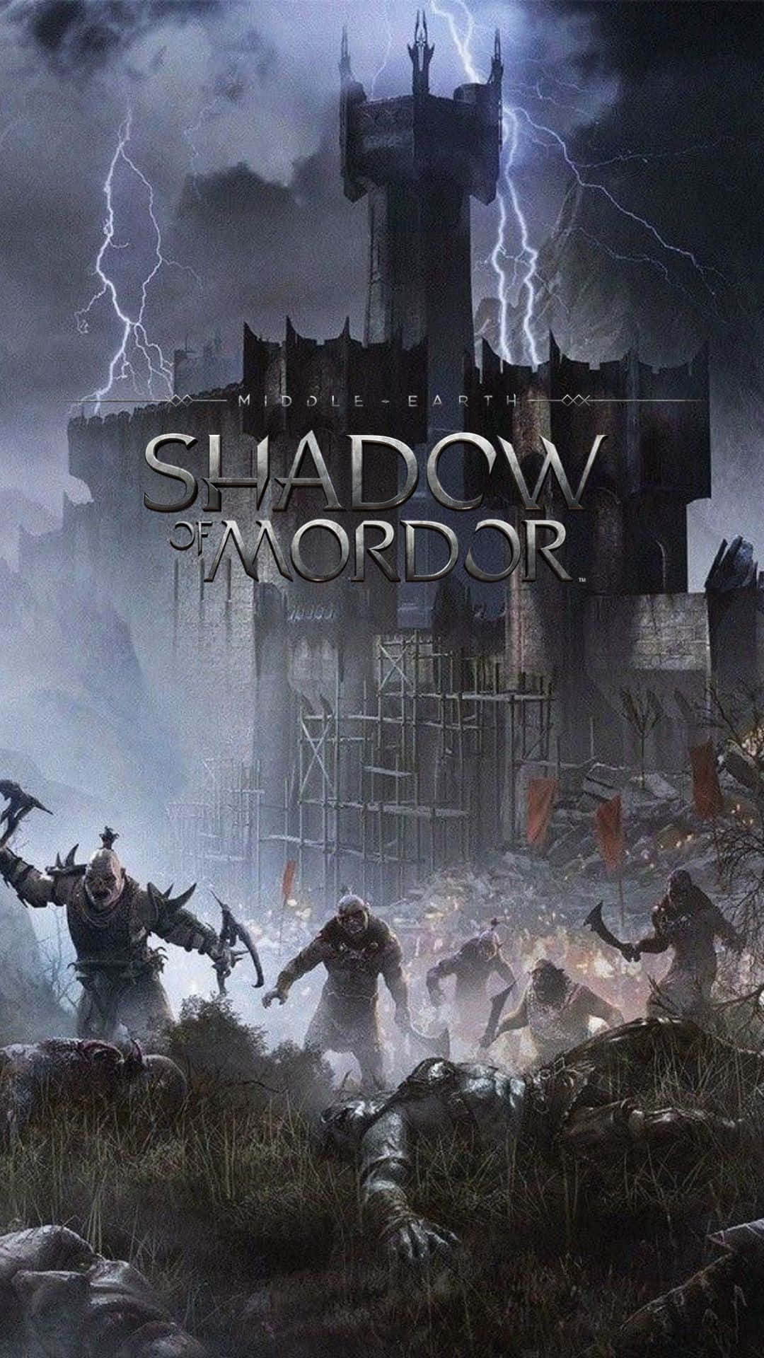 Utforskaden Episka Historien Om Midgård Med Android Shadow Of Mordor Som Bakgrundsbild.