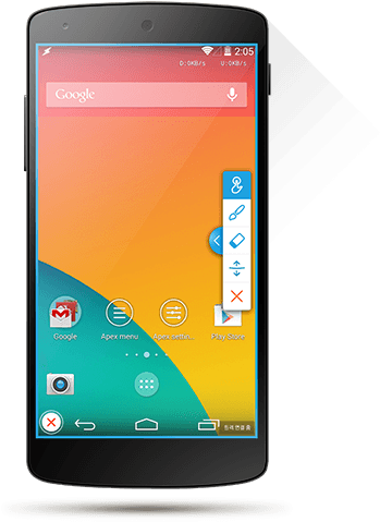 Android Smartphone Interface PNG