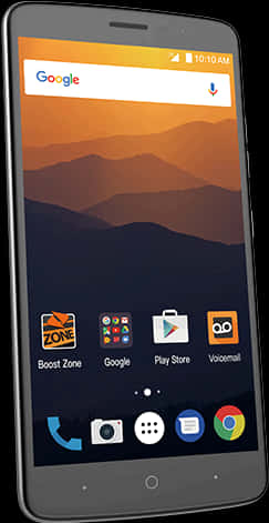 Android Smartphoneon Display PNG