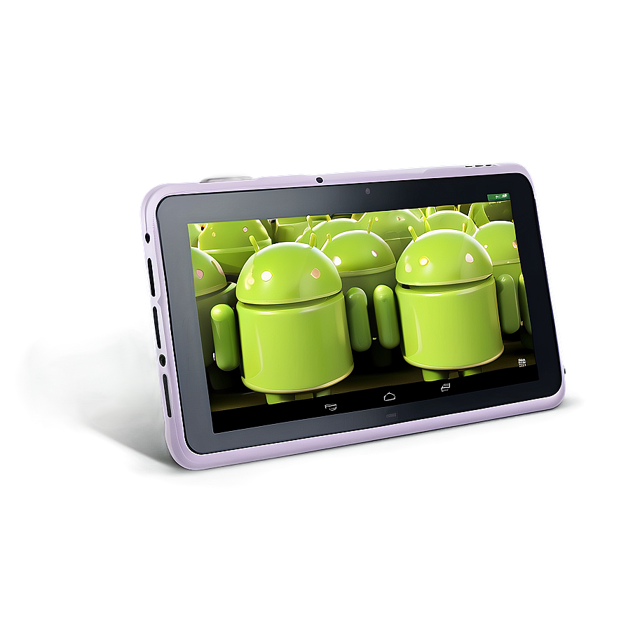 Android Tablet Device Png Lot PNG