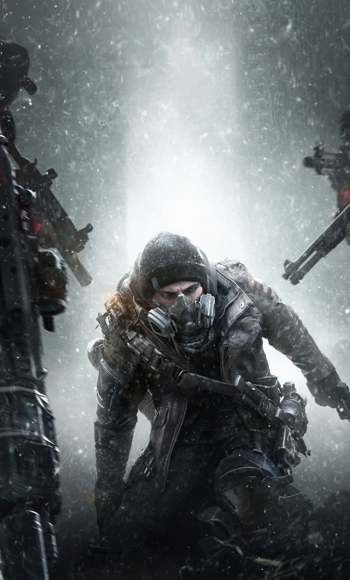 Aaron With Gas Mask Android The Division Background