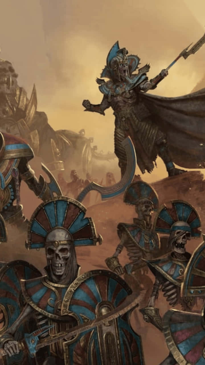 Gördig Redo Att Dyka Ned I Episka Strider I Android-spelet Total War Warhammer Ii.
