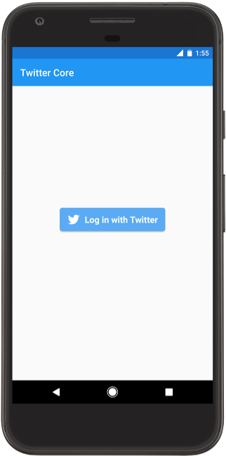 Android Twitter Login Screen PNG