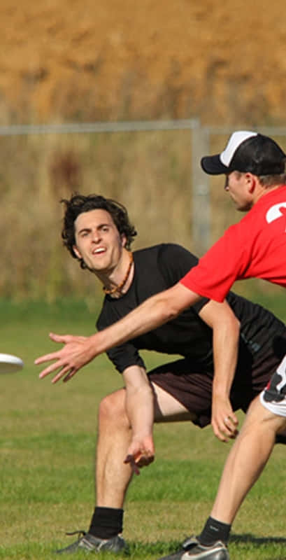 Male Opponents During Android Ultimate Frisbee Background