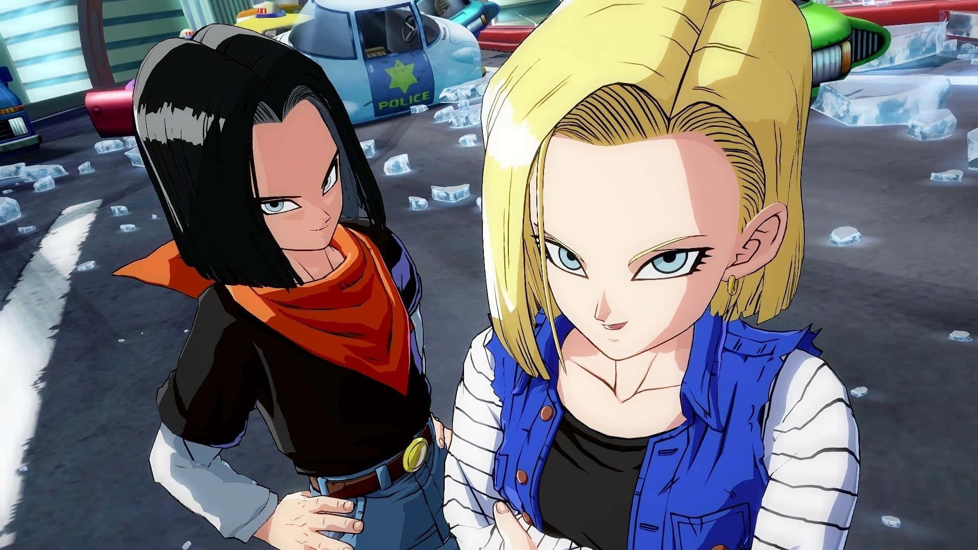 Android 18 Dan Android 17 D B Z Wallpaper