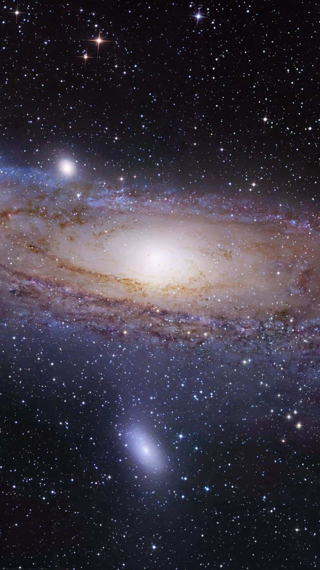 Marvel at the beauty of the Andromeda Galaxy Wallpaper