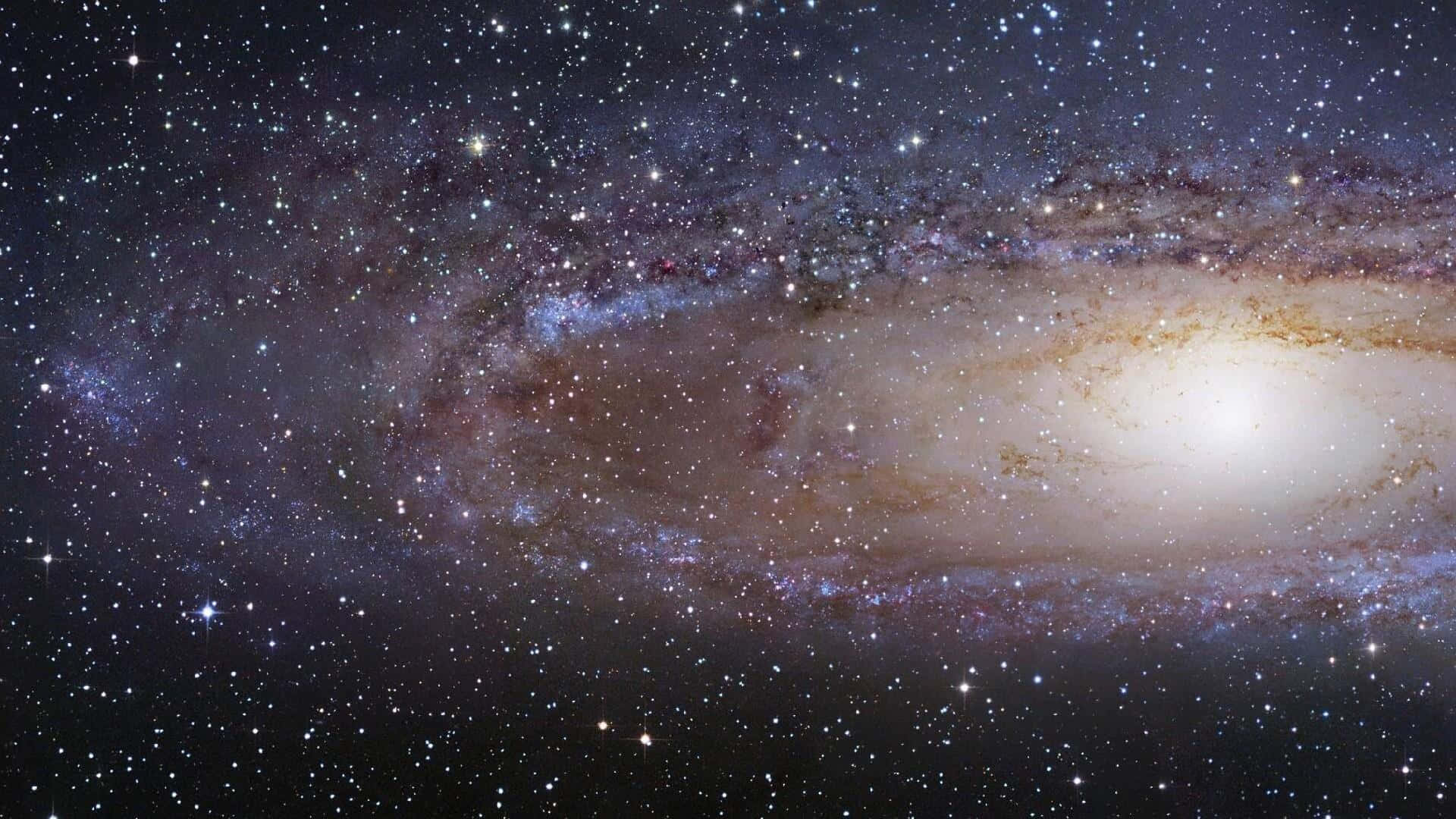 Lagloriosa Imagen De La Galaxia De Andrómeda, Resolución 4k. Fondo de pantalla