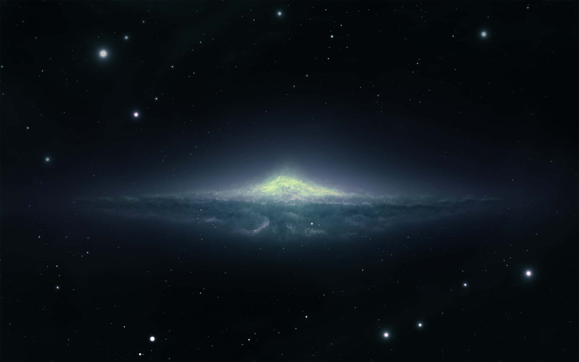 Un'immaginemozzafiato Della Galassia Di Andromeda, Risoluzione 4k Sfondo