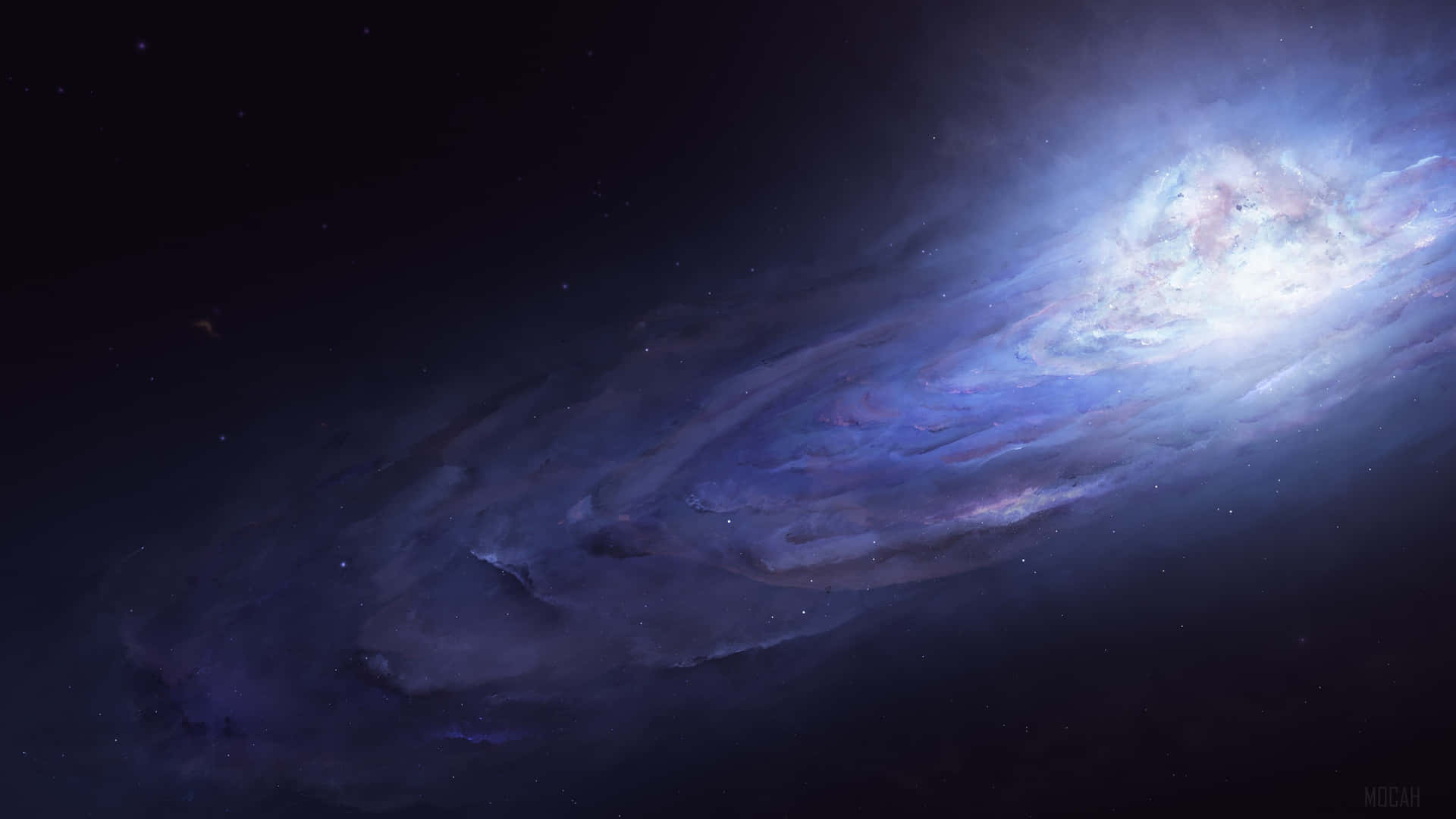 Explore the majestic beauty of the Andromeda Galaxy in all its 4k glory Wallpaper