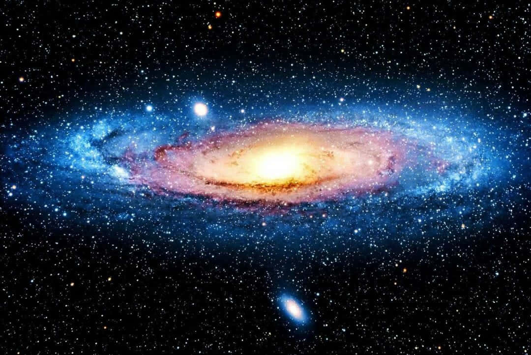 Förundradig Över Den Magnifikt Fantastiska Andromedagalaxen, Nu I 4k, När Du Tittar På Din Datorskärm Eller Mobilskärm. Wallpaper