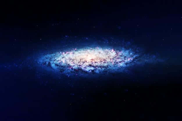 Dieandromeda-galaxie, Eine Spiralgalaxie, Die Sich Ungefähr 2,5 Millionen Lichtjahre Von Der Erde Entfernt Befindet. Wallpaper