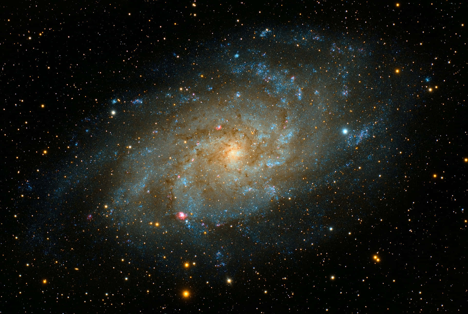 Unaimpresionante Vista De La Galaxia De Andrómeda En 4k. Fondo de pantalla