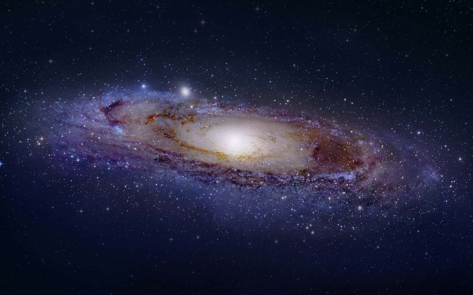 Unagalaxia Espiral En El Cielo Fondo de pantalla