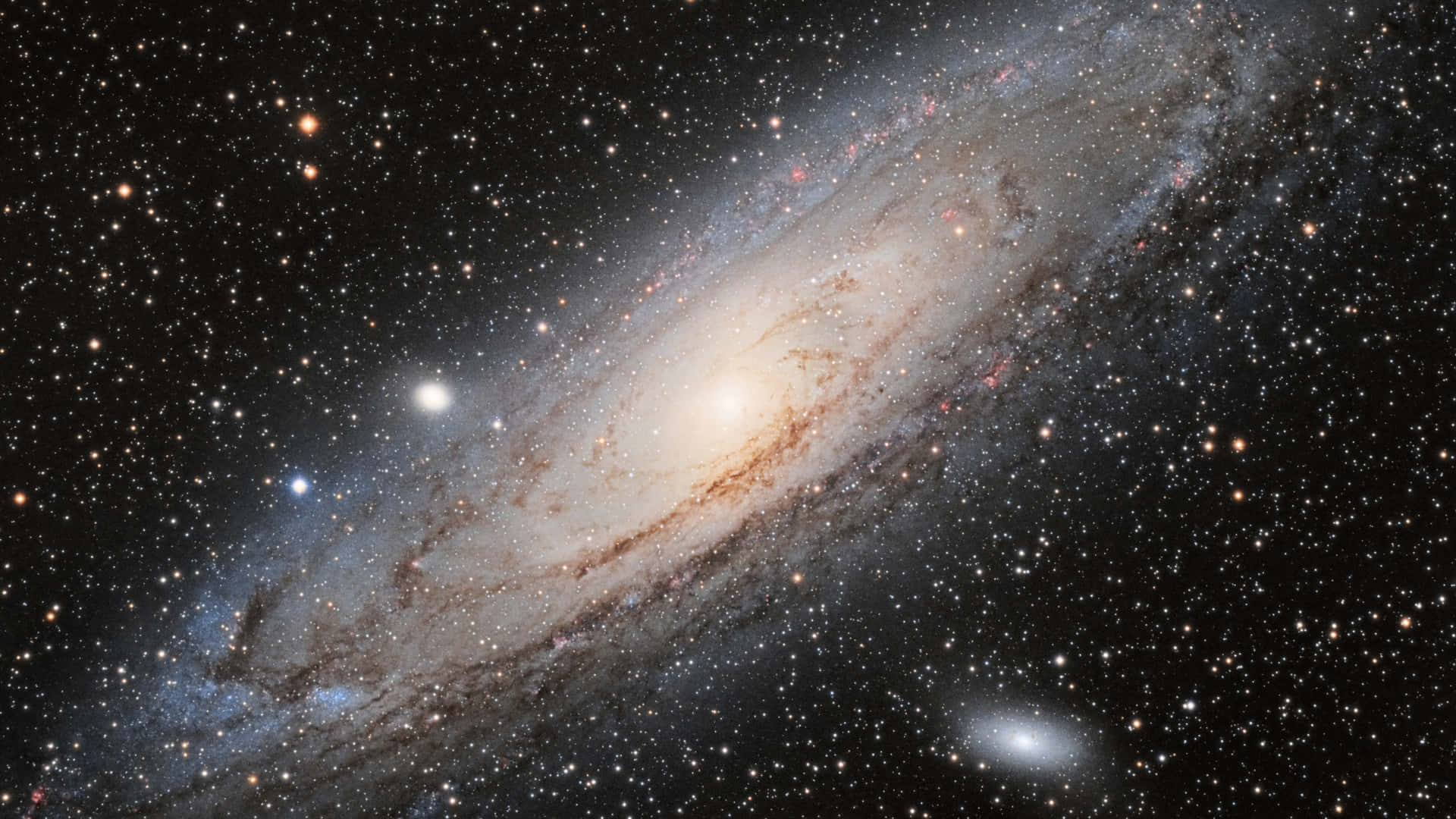 Den Andromeda-galakse i 4K-opløsning Wallpaper