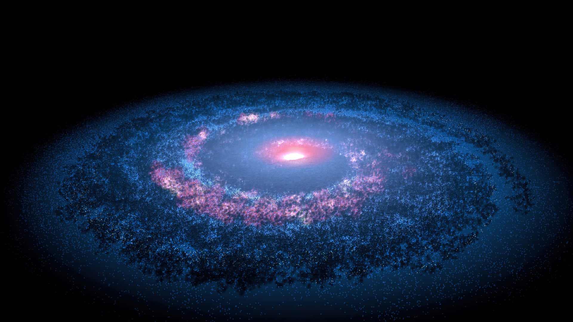Osportões Da Galáxia De Andrômeda Ganham Vida Em Detalhes Hipnotizantes Em 4k. Papel de Parede