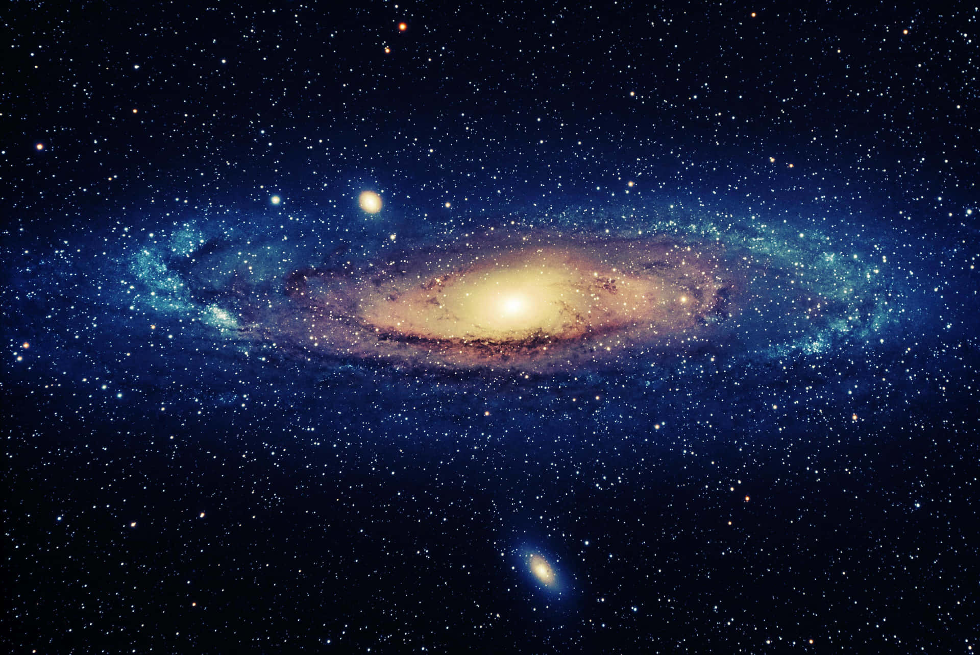 Verlieredich In Der Schönheit Unseres Nächsten Nachbarn In Der Galaxis - Andromeda-galaxie In 4k. Wallpaper
