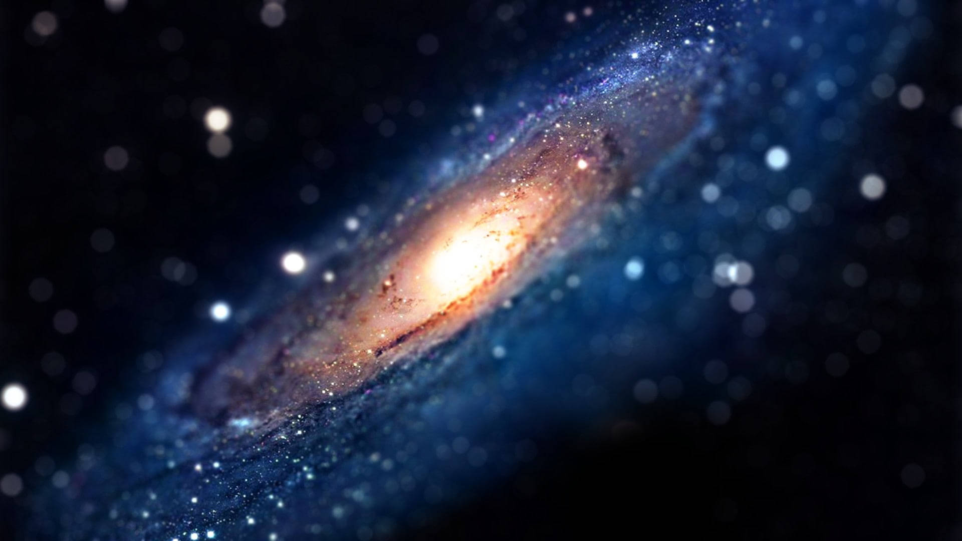 Andromeda Galaxy Close Up Wallpaper
