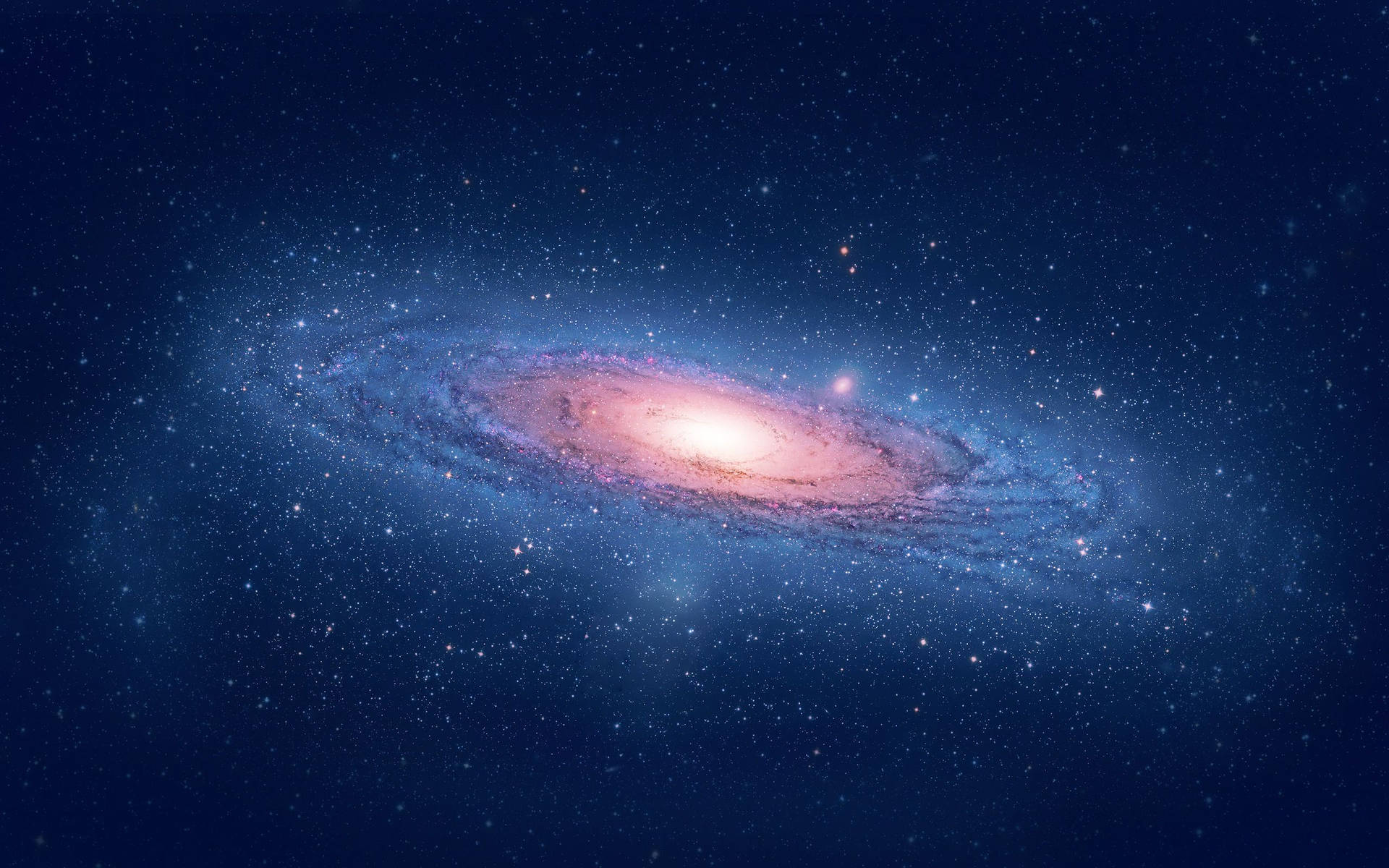 Andromeda Galaxy in Outer Space