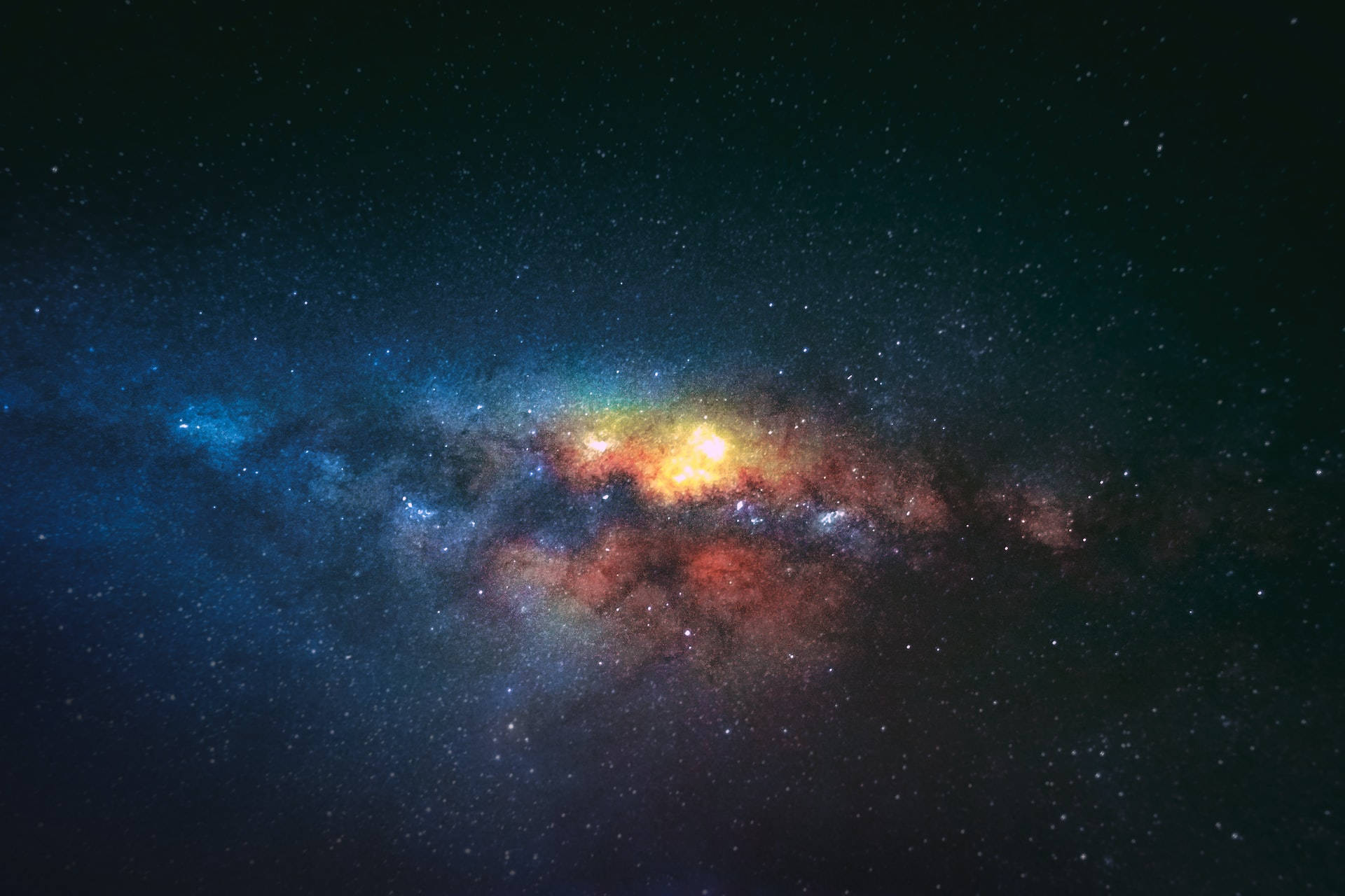 Andromeda Galaxy Night Sky Wallpaper