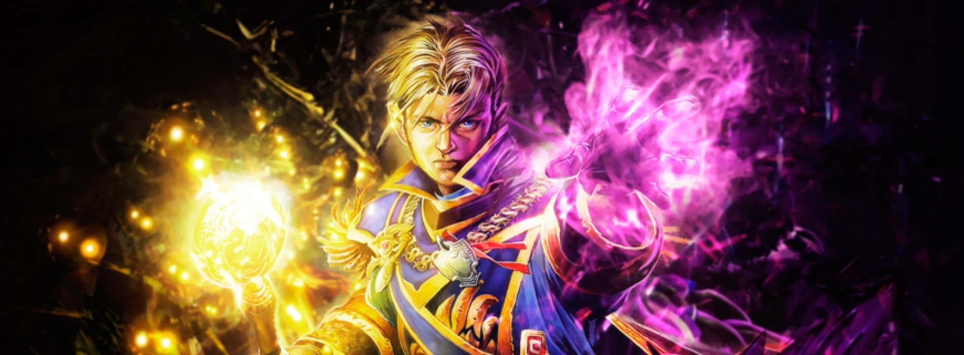 Anduin Wrynn Magische Weergave Achtergrond