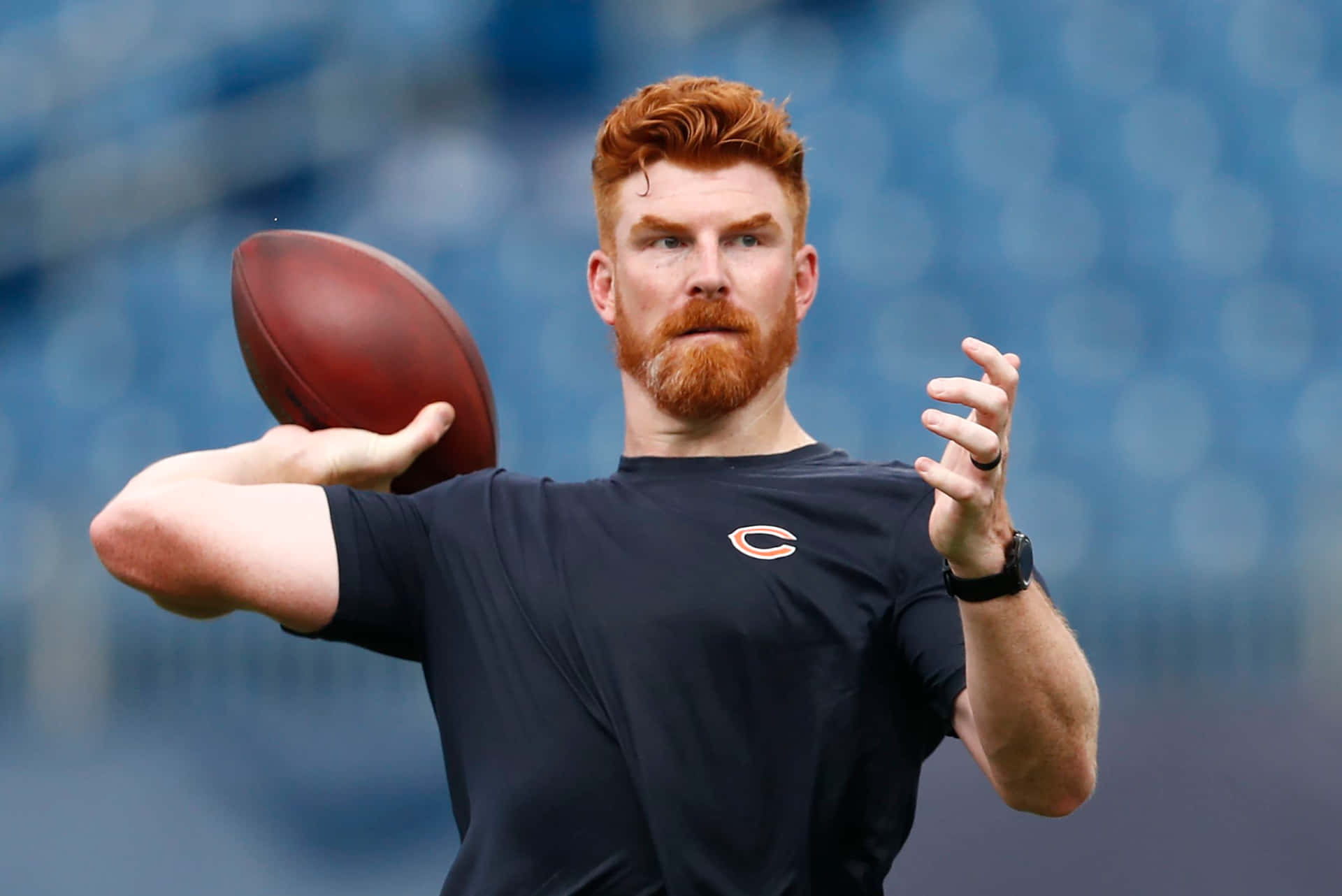 Download Andy Dalton Throwing Football Practice Wallpaper | Wallpapers.com