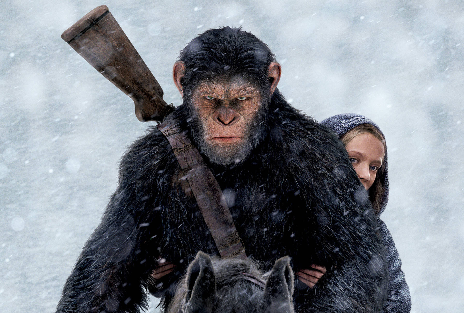 Andy Serkis Caesar Planet Of The Apes Wallpaper