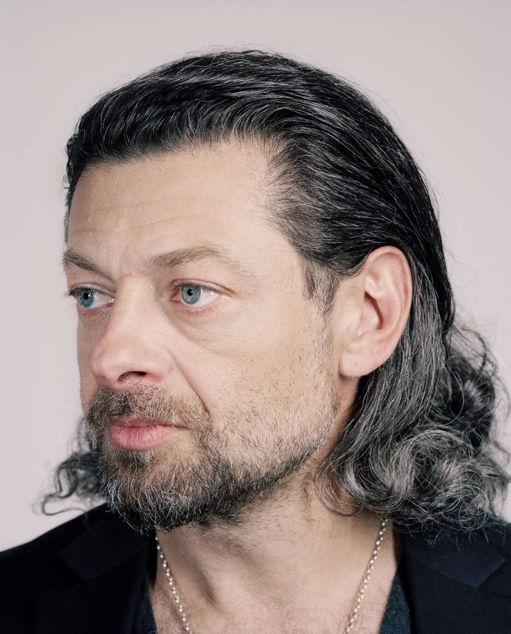 Andy Serkis With Long Hair Wallpaper