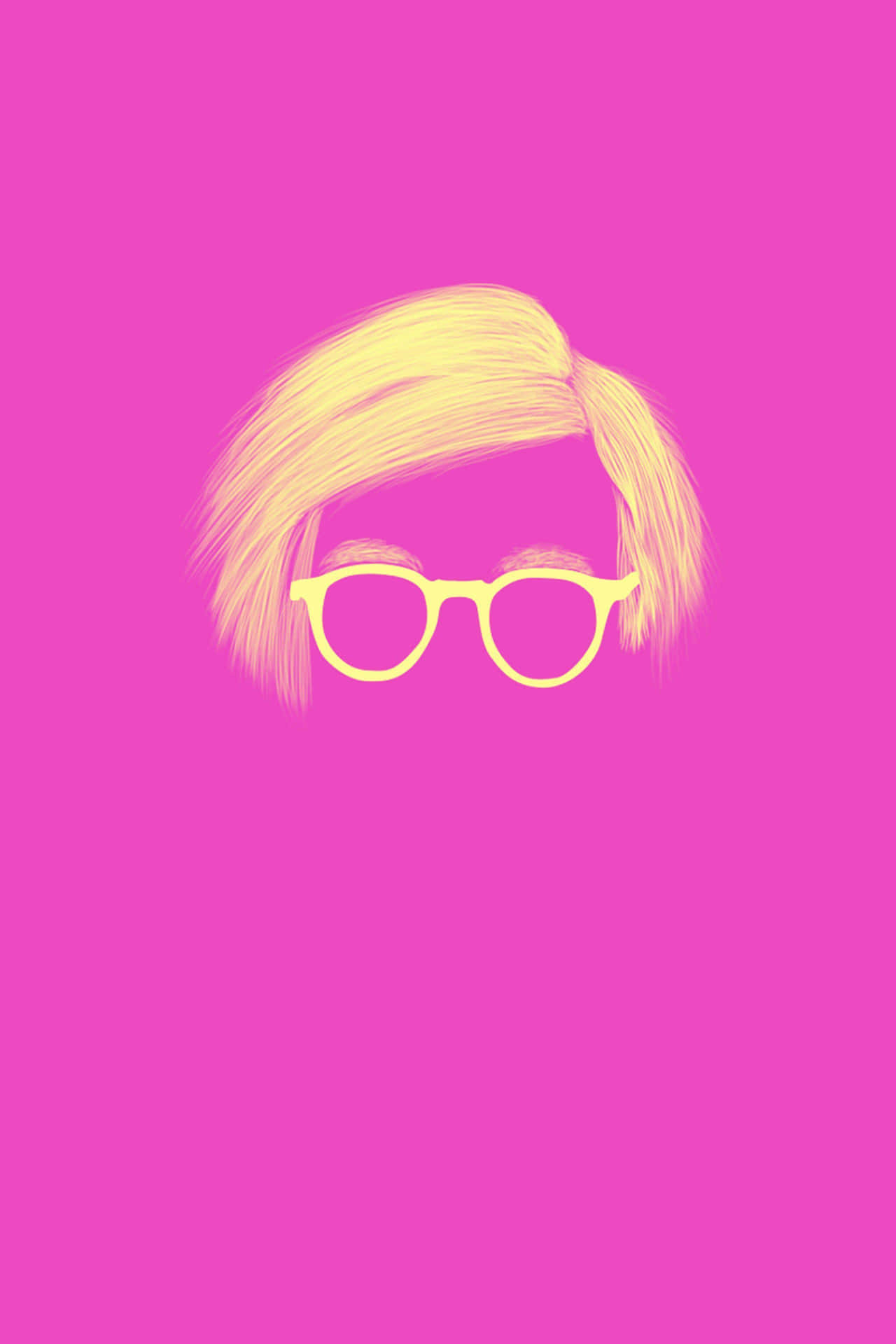 Andy Warhol Minimalist Glasses Wallpaper