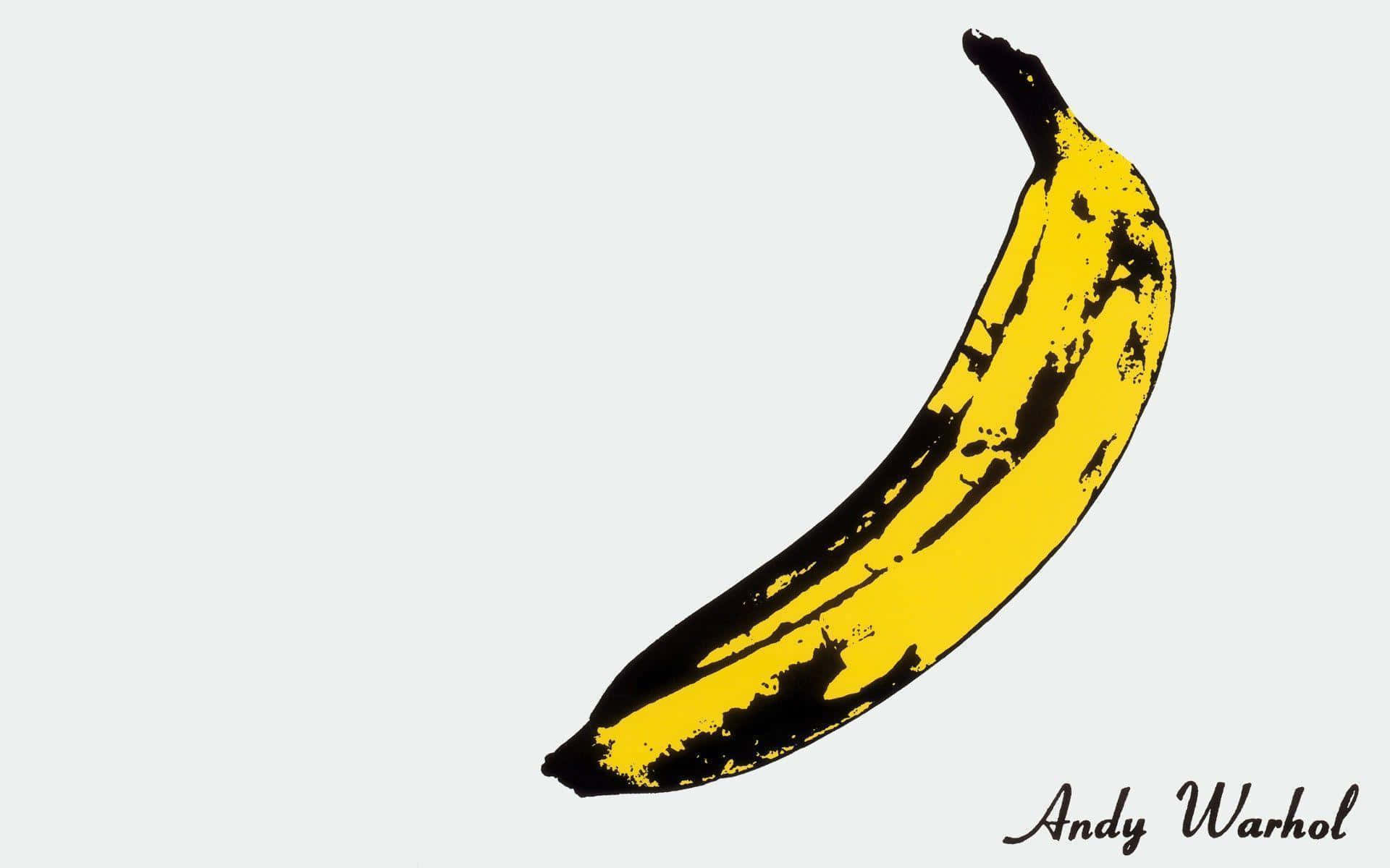 Andy Warhol banan blomster udskrivning Wallpaper