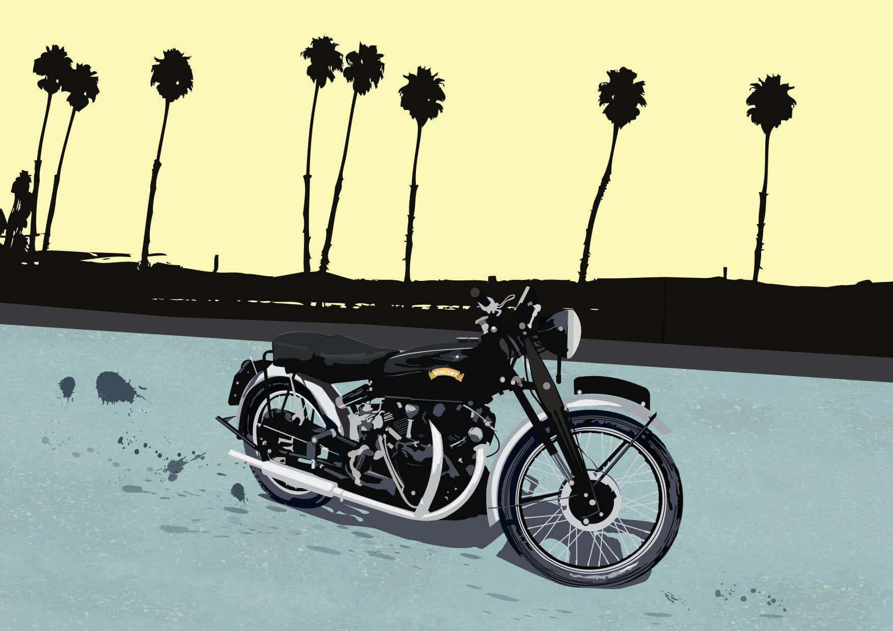 Andywarhol Motorcykel Wallpaper