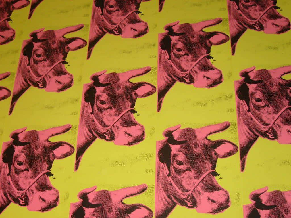 Andy Warhol Cattle Wallpaper