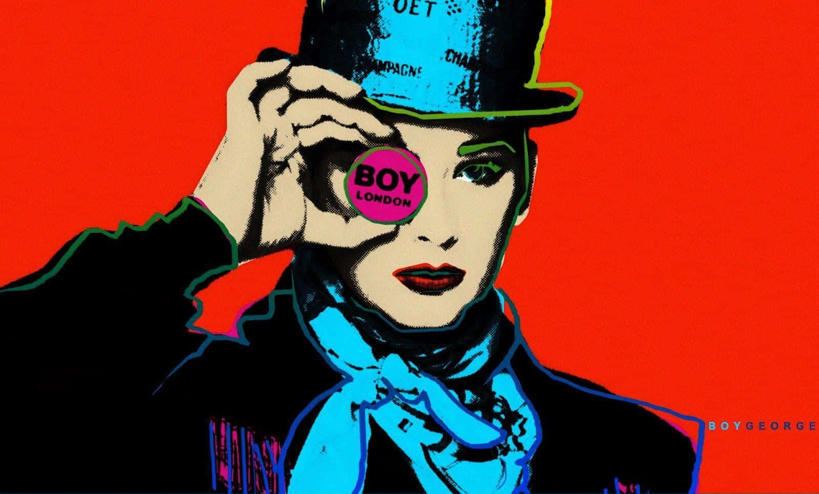 Andywarhol Boy George (in Swedish): Andy Warhol Boy George Wallpaper