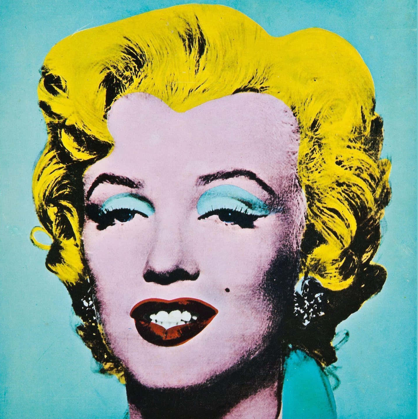 Andy Warhol Marilyn Monroe 1964 Pop Art-tapet Wallpaper