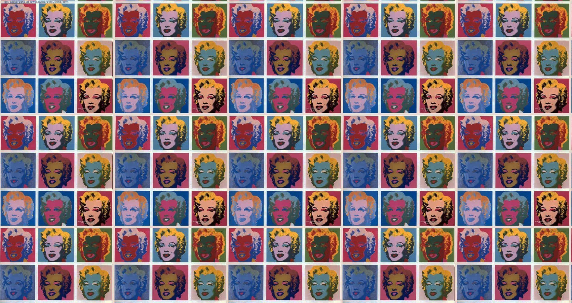 Andy Warhol Marilyn Diptych Wallpaper