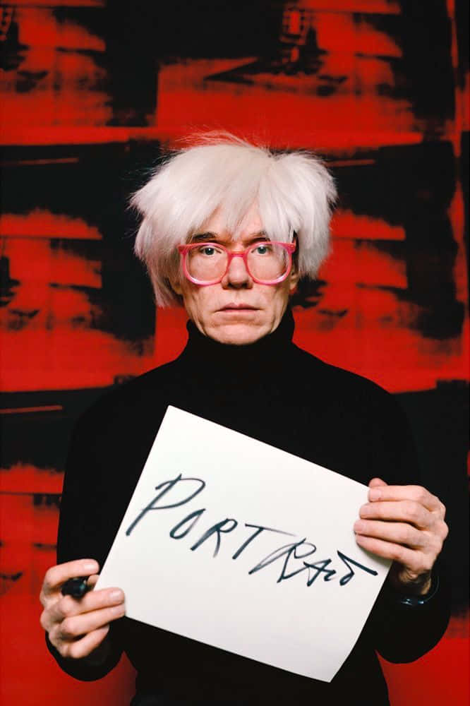 Pop art icon Andy Warhol