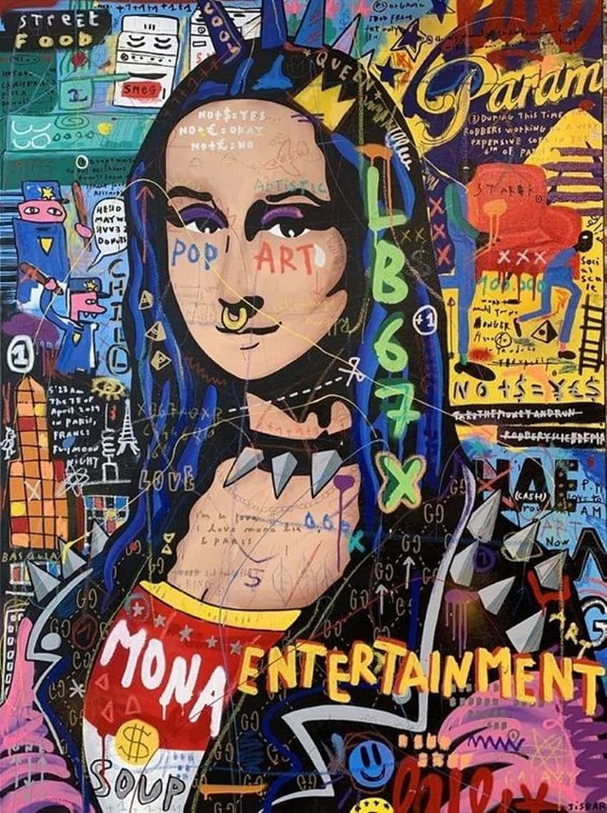 Andywarhol Mona Lisa Wallpaper