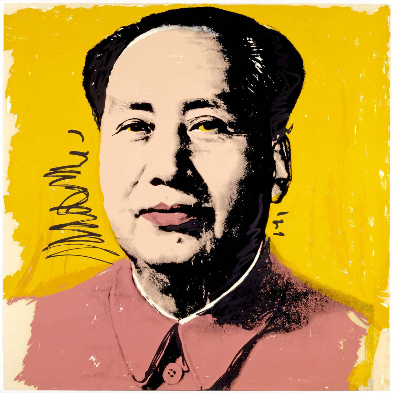 Andy Warhol Mao Zedong Tapet: 