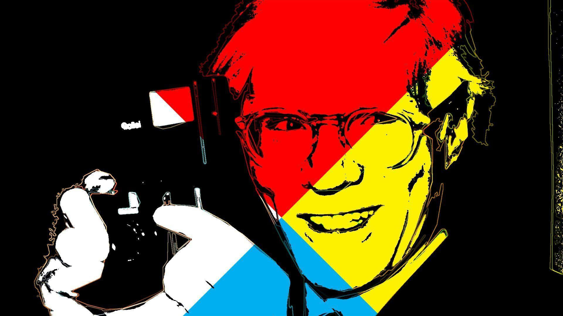 Andy Warhol Smiling Wallpaper