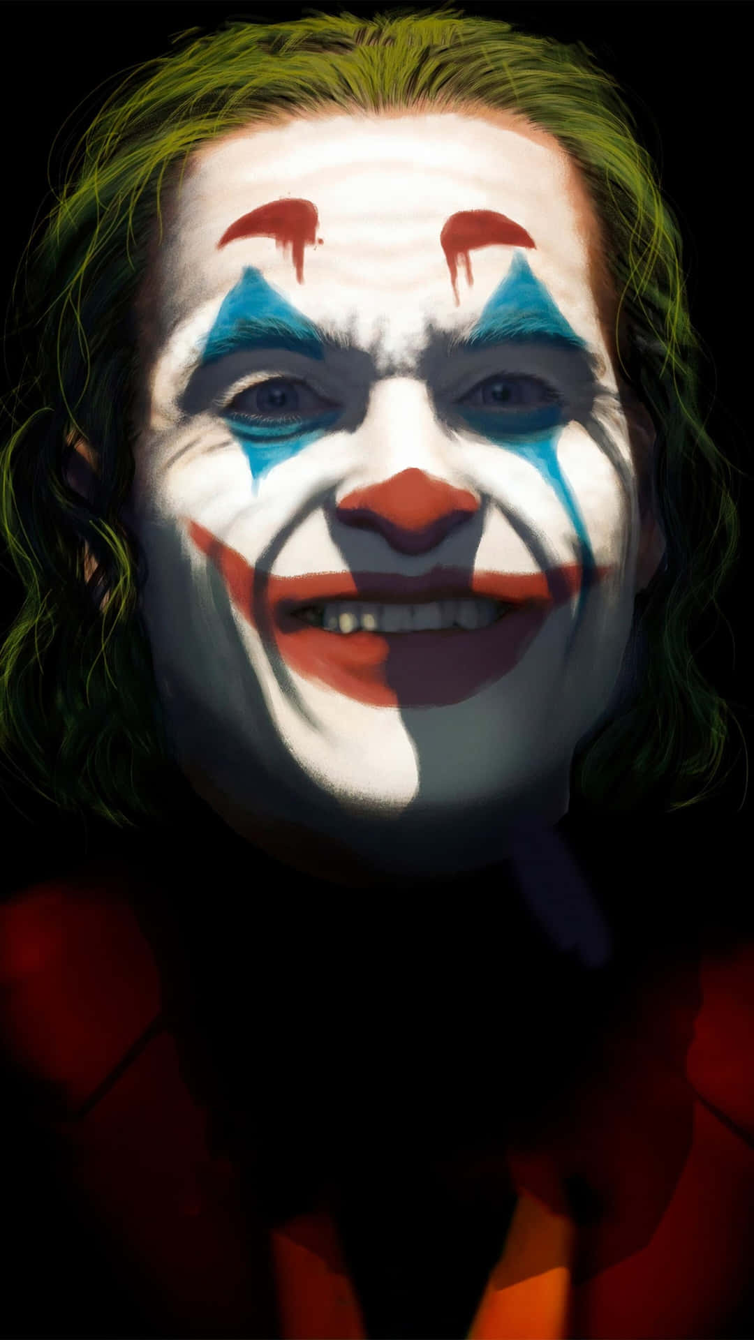 Bakgrundsbildaneesh Arts Ansikte Joker 4k Telefonbakgrund. Wallpaper