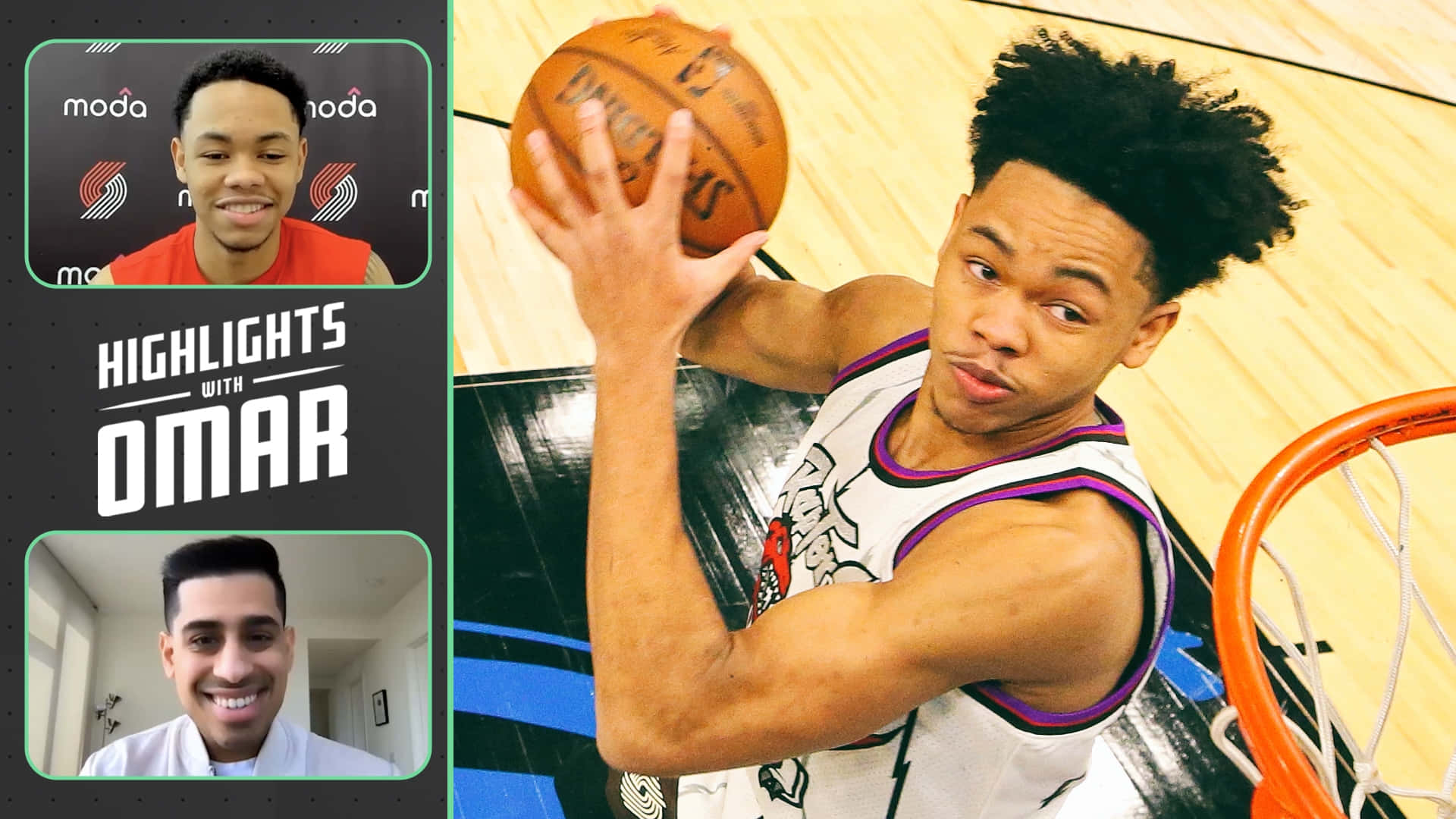 Download Anfernee Simons With Obi Toppin And Cassius Stanley