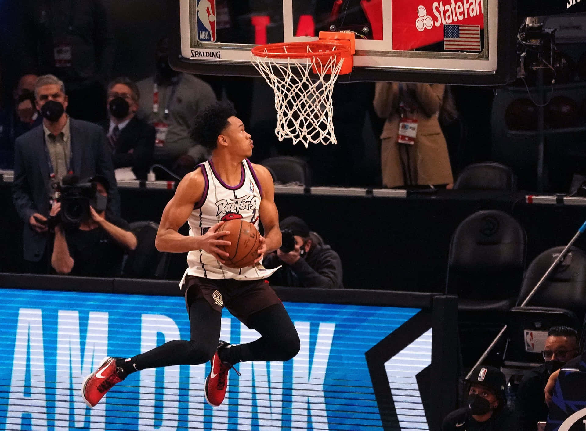 Anfernee Simons Slam Dunk Wedstrijd Achtergrond