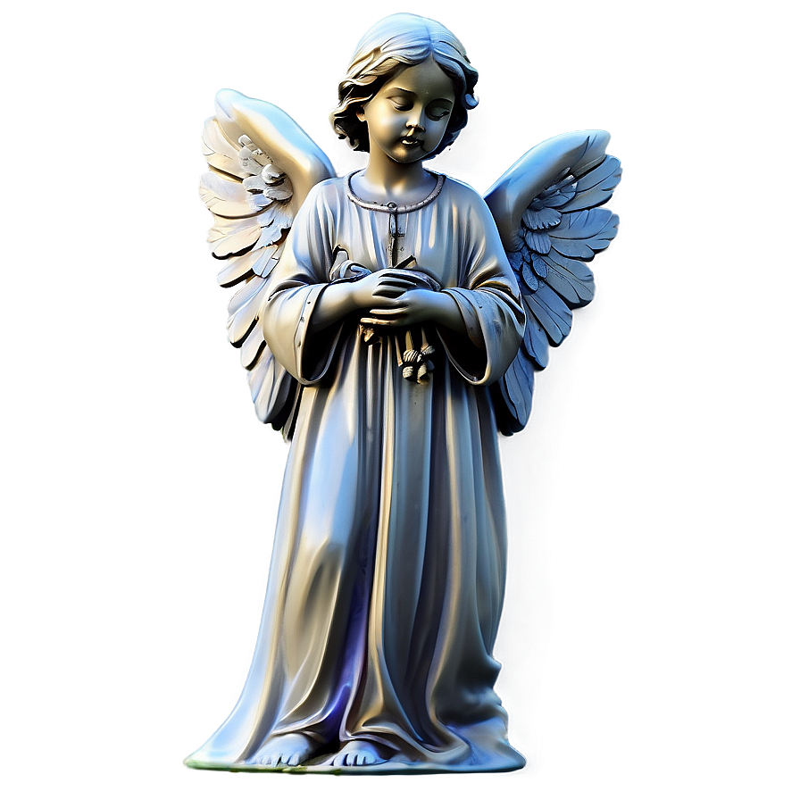 Angel And Child Sculpture Png 49 PNG