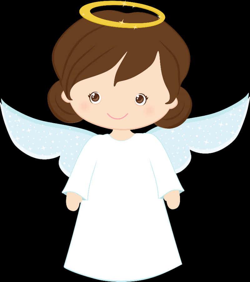 Download Angel Cartoon Baptism Theme | Wallpapers.com