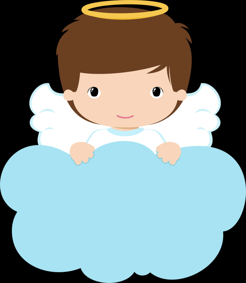 Angel Child Cartoon Baptism PNG