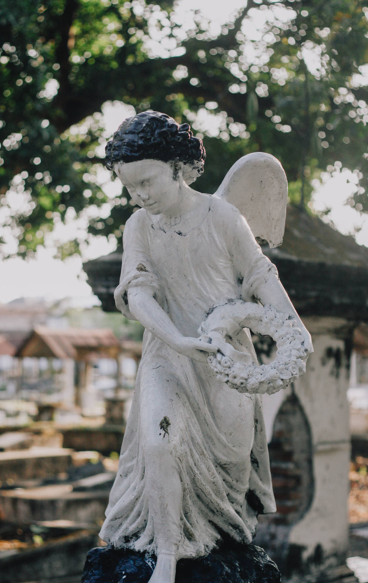 Angel Child Statue